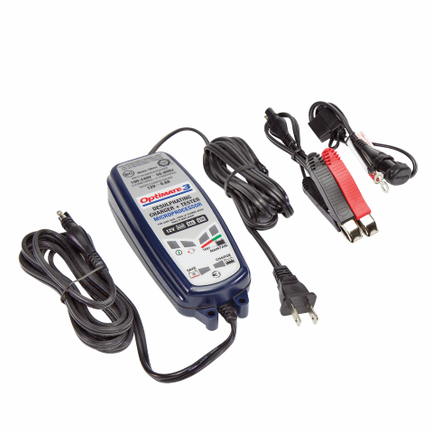 OptiMATE 3 - 7-step 12V 0.8A Battery saving charger-tester-maintainer